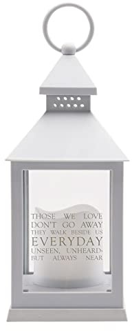 Widdop och Co Grey Graveside Memorial Batteridriven LED-lykta - Those We Love