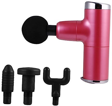 TOVINANNA 1 Satz Faszienpistole Massagepistole hand massager handmassagegeräte nacken massagegeräte werkzeug Gerät zur Muskelentspannung handliches faszienmassagegerät Kieselgel Rosa