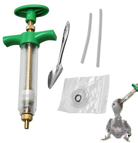 Jeringa para alimentos,Tubos de alimentación para jeringa aves enfermas | Suministros ligeros para la alimentación de aves para loros, palomas, roedores