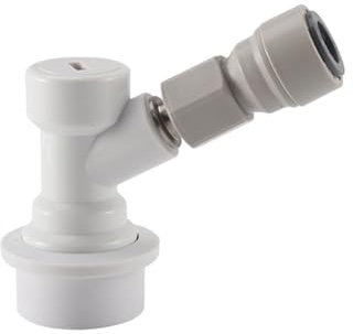 1 pz. Dispositivo di disconnessione a sfera for fusto di birra, raccordo a innesto rapido da 3/8'', distributore di gas/liquidi for fusto e tubo da 9,52 mm(Gas ball lock kit)