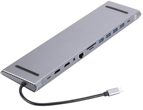 Estación de acoplamiento para ordenador portátil, estación de acoplamiento USB C - Estación para ordenador portátil USB C | Extensión para estación para, adaptat