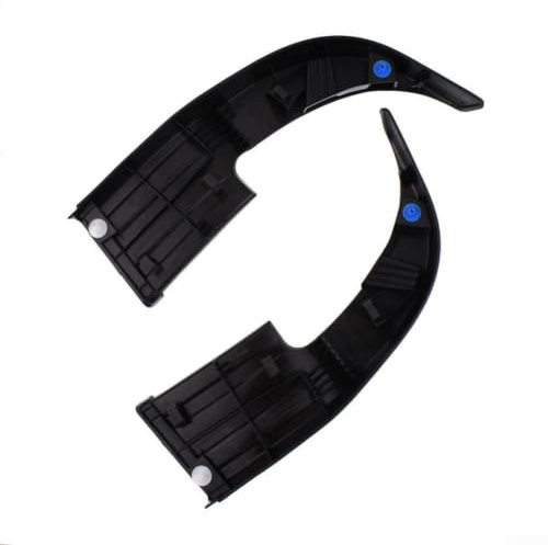2 st bakre stötfångare trim stegplatta för Toyota för hilux för revo 2015-2019, svart plast yttre gjutskydd och lekersättning OEM 52164-0K030 52163-0K030