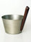 SudoreWell® - Vaso per sauna da 5,0 l, in alluminio (champagne) con manico in legno