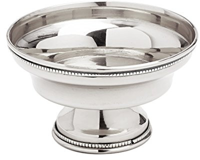 NKlaus rökelseskål rökelsebrännare rökfat diameter 10 cm nickelpläterat silver 7541