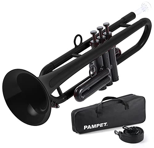 PAMPET Professional Plastic Trumpet Bb trumpet (Black)