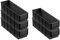 SparSet 5x Leitfähige Industriebox 300 S | HxBxT 8,1x9,1x30cm | 1,6 Liter | ESD, Sichtlagerkasten, Sortimentskasten, Sortimentsbox, Kleinteilebox