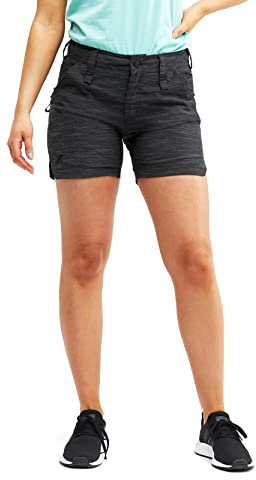 RevolutionRace Dam Hike & Dive Shorts, Hybrid Vandringsshorts och Badshorts för alla Utomhusaktiviteter, Black, XS