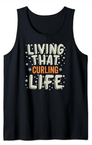 Eissport Curling, Gleitsteine, für Winterspaß! Tank Top