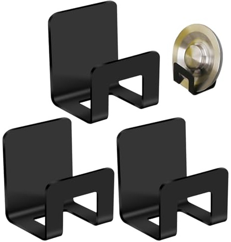 Soporte para almacenamiento de paños de cocina - Escurridor de platos con estropajo, escurridor de fregadero de acero inoxidable | Gancho autoadhesivo para guardar paños de cocina, estante de limpieza