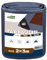 Covall Telo Telone Teloni Occhiellato impermeabile bicolore 260g/m² grigio/marrone super resistente con occhielli rinforzati per tetto, giardino, copertura, piscina, tenda da campeggio.(2x3m)