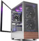 KEDIERS H3 Caja de PC preinstalada, 3 ventiladores, carcasa negra, ATX Mid Tower, vidrio templado, negro