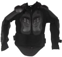 Kinder Protektorenjacke AHP Protektorenweste Protektor Körperschutz Motorrad Motocross Schwarz