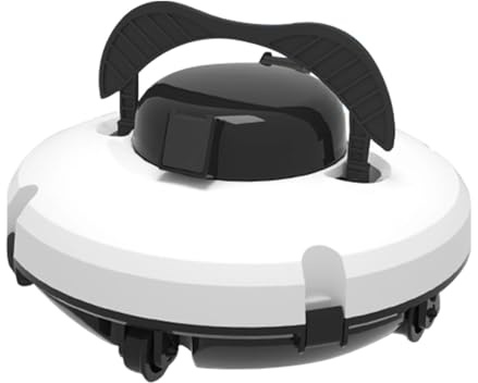 HIJYMNZPQ Swimming Pool Cleaner Robot Automatic Vacuum Dual Motors Self Parking Cordless Electric Brushes Full Coverage Cleaning