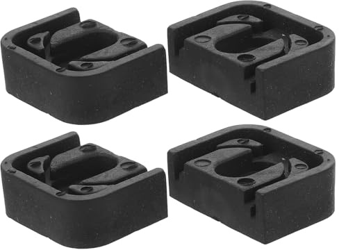 Zerodeko 4 Pièces Lot de Patins Caoutchouc Anti-vibration pour Support Climatisation Tampons Amortisseurs Antichoc Résistants et Antidérapants pour Condenseur Split et Machine à Laver