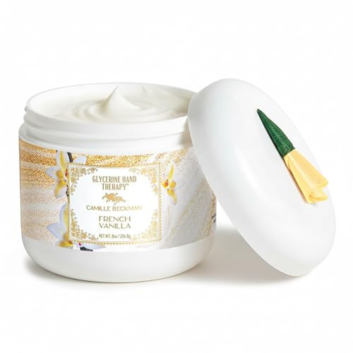 Camille Beckman Glycerine Hand Therapy, French Vanilla, 8 Ounce.