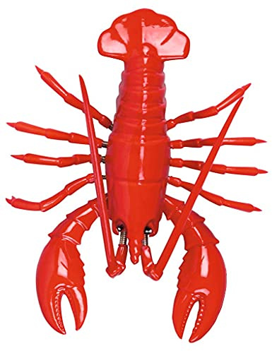 Moses Lobster Wobble Magnet Decorative Magnet for Kitchen, Metal, Red, 12.5 x 9 x 3.5 cm