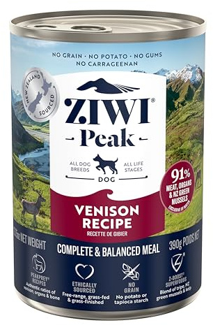 Ziwi Peak - Canned Dog Food Venison - 12 x 390 g