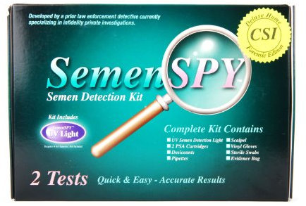 SemenSPY® Deluxe CSI - Treuetest mit UV Lampe | Spermaspuren nachweisen | Affäre aufdecken!