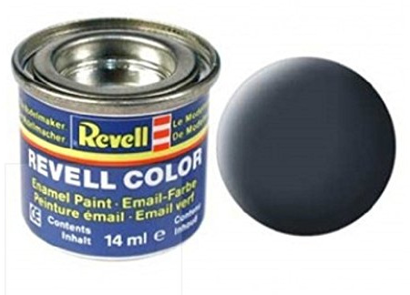 Revell Emaille-Farbe, 14 ml, graublaues Matt-Finish