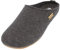 HAFLINGER Everest Fundus Filzpantoffeln im schlichten Design Graphit, Gr. 43