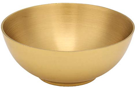 Tyenaza Cuenco budista ritual de latón, cuenco de ofrenda budista ritual, suministro para templo budista, suministro de agua, té y arroz