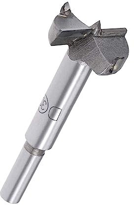 TOP-VIGOR 30mm Forstner Drill Bit, Tungsten Carbide Wood Auger Drill Bit Hole Saw Opener for Woodworking Hinge Hole Drilling Boring Bit Cutter Grey