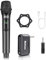 Molicoo Wireless Microphone,Système Professionnel de Microphone Dynamique sans Fil avec récepteur Rechargeable 160 ft,Kit de Microphone karaoké pour Le Chant,Le Mariage,la fête,la Parole,M50