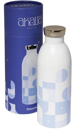 Kokonote Trinkflasche Edelstahl Akalia Thermosflasche 500 ml - Sport Trinkflasche 500ml - Wasserflasche Kinder und Erwachsene - Sportflasche Kinder