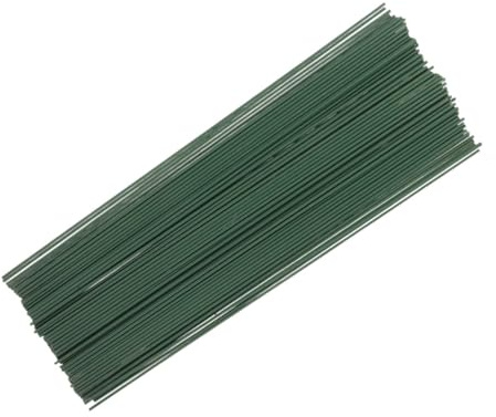 IWOWHERO 60 St Gröna Blomstjälktrådsstavar Av Konstgjorda Blommor För Gör-det-själv-blompyssel, Buketter, Hantverk, Blomstjälk, Kranstillverkningstillbehör 40 Cm