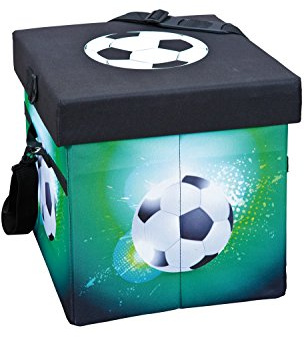 Inter Link - Faltbare Kühltasche mit verstellbarem Schultergurt - Fanbox - Kühltasche - Fußball