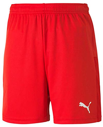PUMA Jungen teamGOAL 23 knit jr Shorts, Red, 140