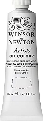 Winsor & Newton Artists' Oil Paint, Underpainting White, Fast Drying, 37ml Tube