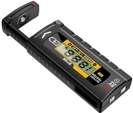Batteritestare för små batterier,Hembatteritestare | Digitala batteritestare,Liten elektrisk utrustning Volttestare Noggrann för AA AAA C D Knappcell Alla typer av batterier