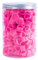 200Pcs Cœur Cup Tatouage Encre Gobelets Silicone Heart Tattoo Encre Caps avec Base Jetable Pigment Cups Ink Caps pour Tatouage Fournitures (Rose)