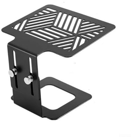 FACULX Estante de pesaje de café ajustable para una fácil preparación de café espresso y protección de báscula (negro)