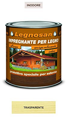 Veleca LEGNOSAN Trasparente- ml. 750 IMPREGNANTE PER LEGNO ALL'ACQUA INODORE