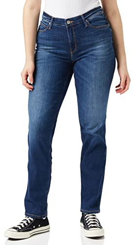 Lee Marion Straight Jeans Femme, Night Sky, 29W / 31L