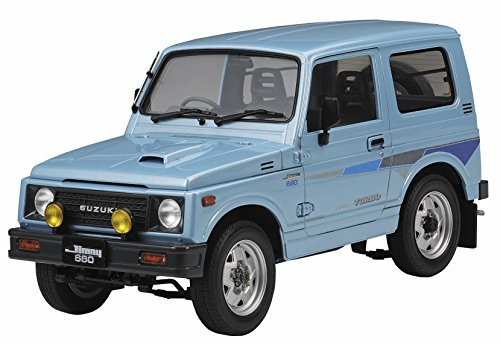 Hasegawa 020301 1/24 Suzuki Jimmy JA 11-1 Plastikmodellbausatz, Modelleisenbahnzubehör, Hobby, Modellbau, Mehrfarbig, 1:24 Scale