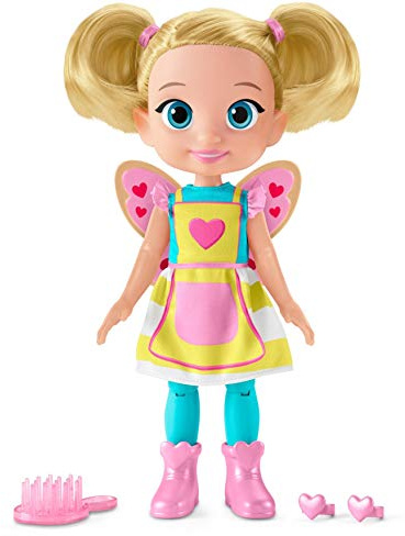 Fisher-Price Nickelodeon Butterbean's Café Fairy Sweet - Bambola da cricket profumata, 28 cm, con spazzola per capelli