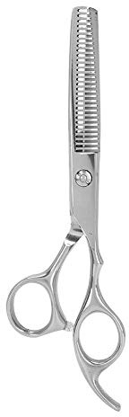 FastUU Ciseaux à effiler Les Cheveux en Acier Professionnels, Ciseaux de Coiffure Ciseaux Robustes antidérapants avec Conception de poignée Ergonomique pour Salon de Coiffure, Maison personnelle