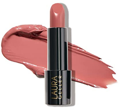LAURA GELLER NEW YORK Modern Classic Lipstick (Pink Passion) - Long Lasting for Ultra-Rich Colour and a Luxurious, Lightweight Feel - Anti-Feathering Cream Finish
