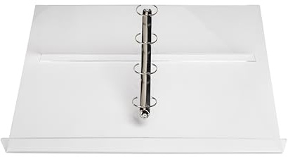 Exacompta - Ref. 81458D - 1 Rednerpult, Tischpult, Staffelei, mit 4 abnehmbaren Ringen, für A4 Dokumente, A3-kompatibel, Maße: Prof 52 cm x Breite 32,6 cm x Höhe 14,8 cm