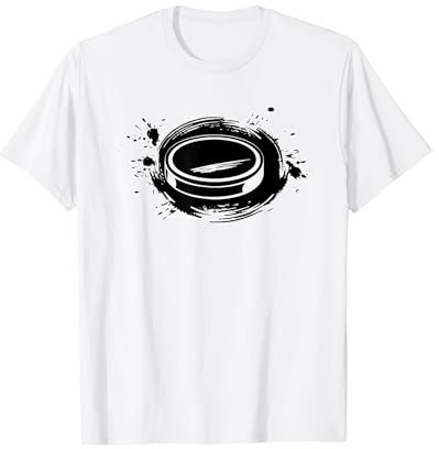 Eishockey Puck Skizze Eissport T-Shirt