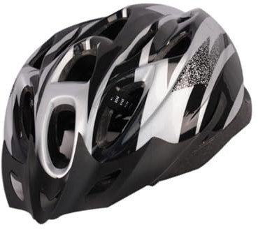 JISADER Fahrradhelm Rennradhelm Verstellbarer bequemer Fahrradhelm für Damen und Herren Skateboarding Pendeln Inlineskating, Weiß