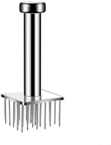Yuanpgky Ablandador de carne de acero inoxidable 304 con rebote automático, martillo de carne para carne de res, cerdo, pollo, herramienta de cocina a prueba de óxido para una cocción eficiente y
