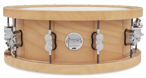 PDP 20-Ply Maple Snare with Wood Hoops and Chrome Hardware 14 x 5.5 in.