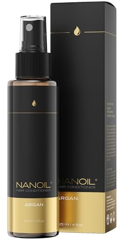 Nanoil Argan Hair Conditioner 125ml - Zweiphasiger Haar-Conditioner, Schutz und Geschmeidigkeit, Stärkung der geschwächten Haare, intensive Pflege