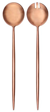 GRÄWE Posate da insalata Provence, rame, acciaio inox opaco