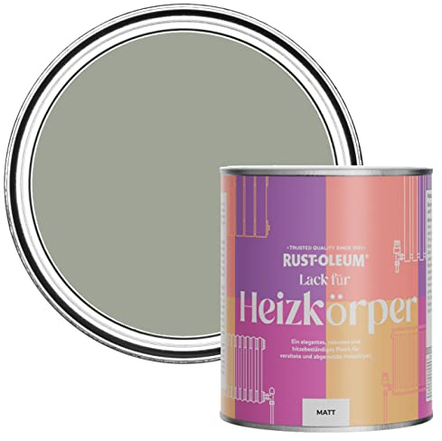 Rust-Oleum Light Green Radiator Paint in Matt Finish - Tea Leaf 750ml