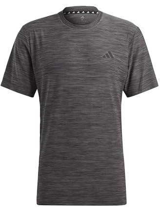 Adidas Hombre Train Essentials Stretch Training tee, Black/Grey Five/Black, S